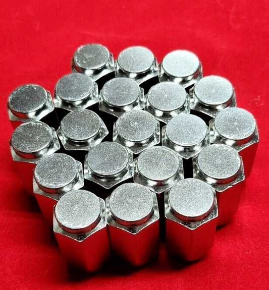 Solid 304 Stainless Steel 1/2-20 Acorn Lug Nuts For Trailer Wheel Rim (lot of 20)