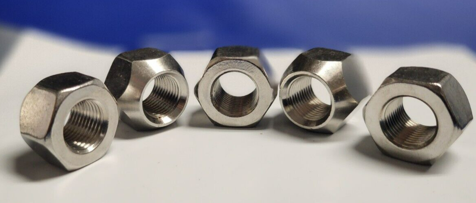 RV Boat Trailer 1/2"-20 304 Stainless Steel Lug Nuts Wheel, Acorn (lot of 6)