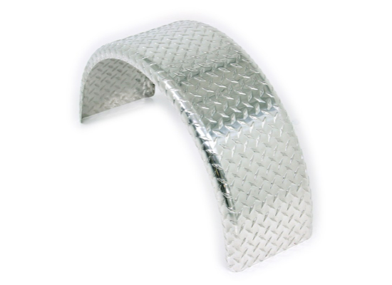 (2) Aluminum Diamond Plate Trailer Fender Boat Fender 9" x 31" x 15" 12 Gauge